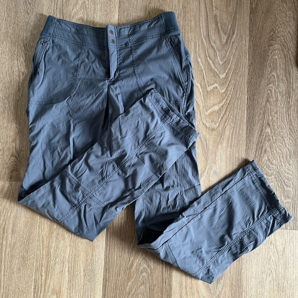 Athleta Blue Trekkie original Cargo Pants Lightweight Stretch Performance
